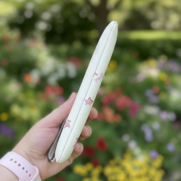 Coach Corner Zip Wristlet Disco Star Print (NWOT) - Picture 6 of 9